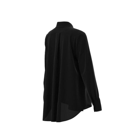 Camicia Donna comoda asimmetrica Nero Emme Marella- Francavilla Moda